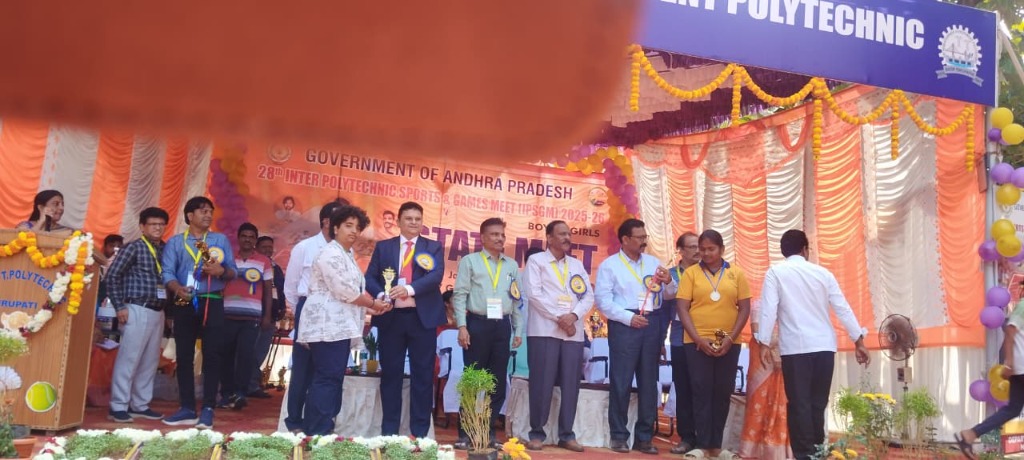 State Level Sports Meet Stage Felicitation